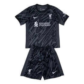 Camisetas Liverpool Portero 2024-25 Negra - Niño (+ Pantalones)